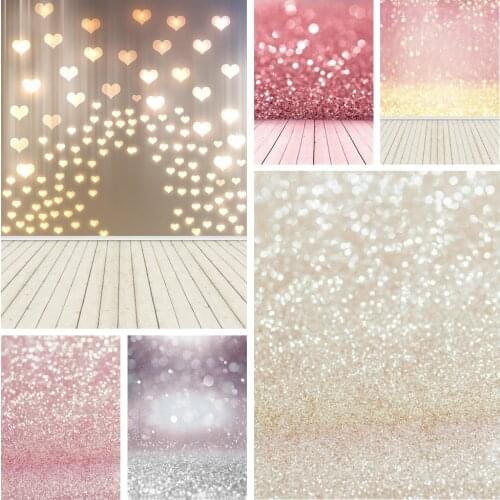 Yeele Dreamy Shiny Light Bokeh Wedding Baby Portrait Photo Wooden Floor Backdrops Photographic Backgrounds For Photo Studio