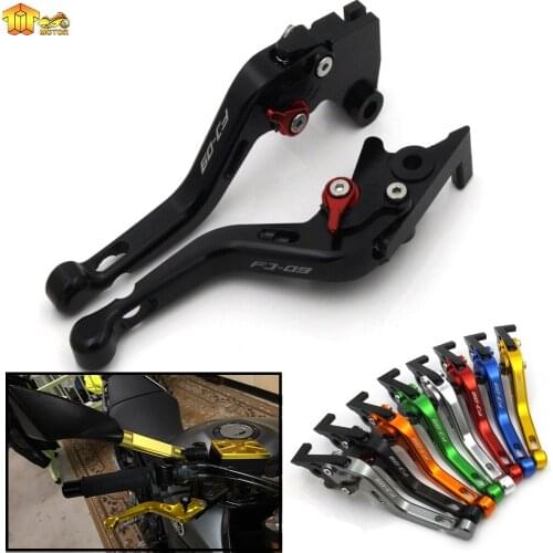 CK CATTLE KING logo FJ-09 New For YAMAHA FJ-09 FJ09 MT09 MT-09 Tracer 2013-2019 Motorcycle Adjustable Brake Clutch Levers Short