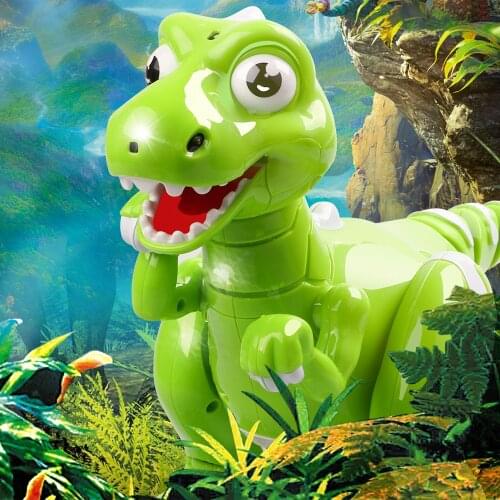 RC Dinosaur Robot Toys Gesture Sensor Interactive Remote Control Robotic Spary Dinosaur Smart Electronic New Toys