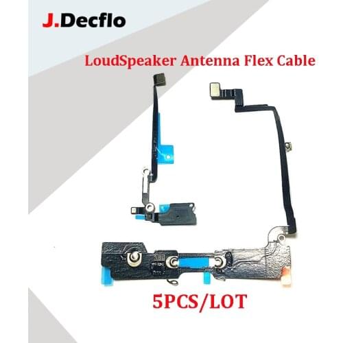 JDecflo 5Pcs/Lot LoudSpeaker Antenna Flex Cable For iPhone 8 Plus X XS Max XR Wi-Fi Ringer Buzzer Connector Ribbon Parts Repair