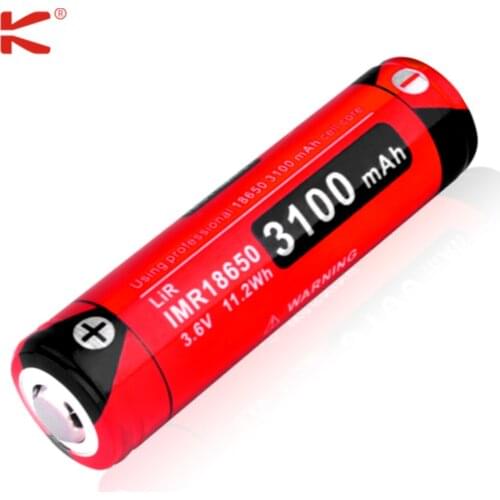 Klarus 18GT-IMR31 3100 mAh High Quality IMR 18650 Battery for XT2CR PRO XT11GT KLARUS XT11X XT11S XT11GT Pro LED Flashlight