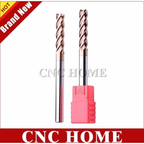1pc hrc55 4 flutes end mill tungsten carbide metal milling cutter cnc router bit 3mm 4mm 6mm 8mm 10mm 12mm long length endmills