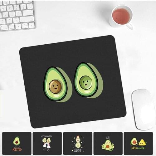 Mouse Pad Laptop Mouse Mat for Office Home Computer Keyboard Mouse Pad Desk Pad Gaming Desk Mats 25x21cm Avocado Print Pattern