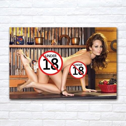 Fashion Poster Print Hot Woman Wall Art Canvas Painting Modern Trendy Pictures for Living Room Home Decor