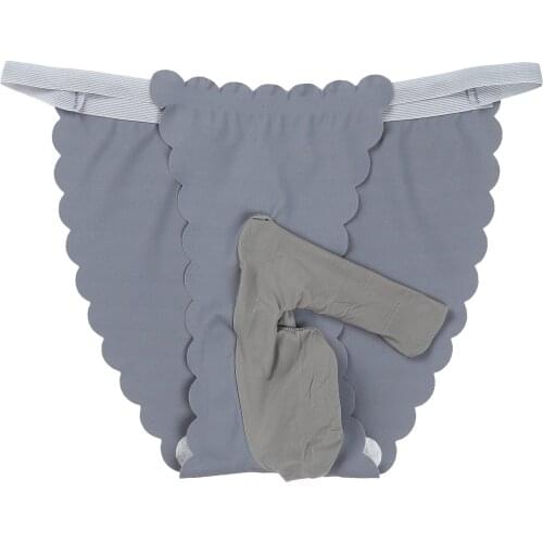 Mens Sexy Lingerie Sex Bulge Pouch Panties Elastic Waist Band Briefs Low Waist Underpants Underwear for Date Night Honeymoon