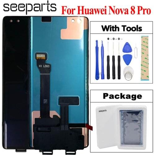 New 6.72'' For Huawei nova 8 Pro 5G lcd display with touch screen digitizer Assembly for Huawei Nova 8 pro LCD BRQ-AN00 Display