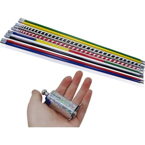 New Fantastic Durable Silent Light Weight Tricks Cane Telescopic Baton Self-defense Stick colour