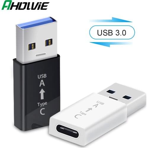 USB 3.0 to Type C USBC OTG Adapter Converter Type-c For Samsung S10 S9 Plus Huawei Xiaomi Redmi Note 8 pro One Plus Usb C Cable