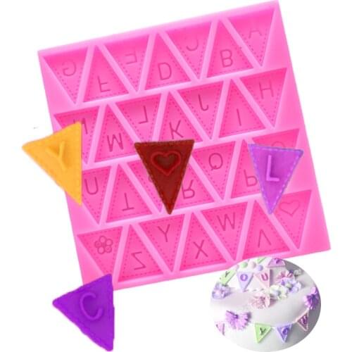 Food Grade Silicone Letter Stencil Temperature Resistant Kitchen Oven Fridge Cuisine Tool Handmade Fondant Cake Chocolate Mold