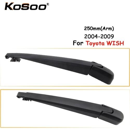 KOSOO Auto Rear Car Wiper Blade For Toyota WISH,250mm 2004-2009 Rear Window Windshield Wiper Blades Arm,Car Accessories Styling