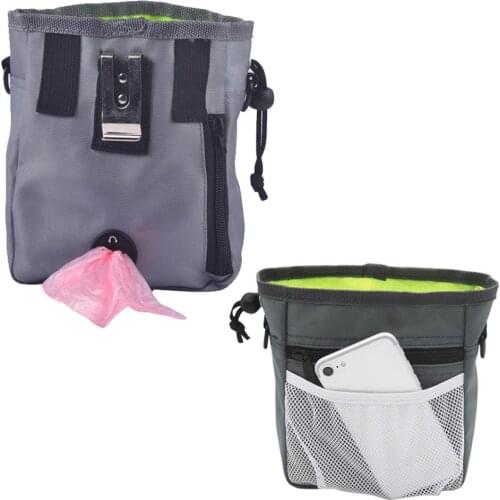Pet Dog Snack Bag Outdoor Dog Training Bag Portable Durable Waist Snack Pack Pouch Puppy Snack Reward Waist Bag Pet Supplies