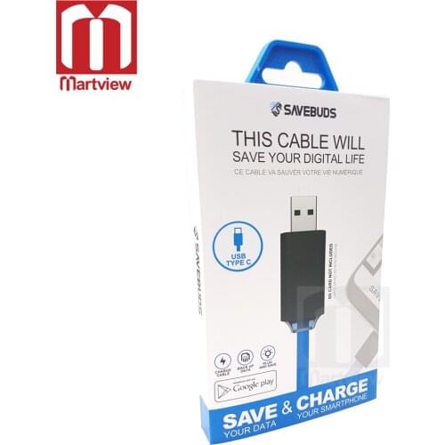 Martview SAVEBUDS Type-C USB Fast Charging And Data Backup Cable for Android Phone for Tablet - Type-C