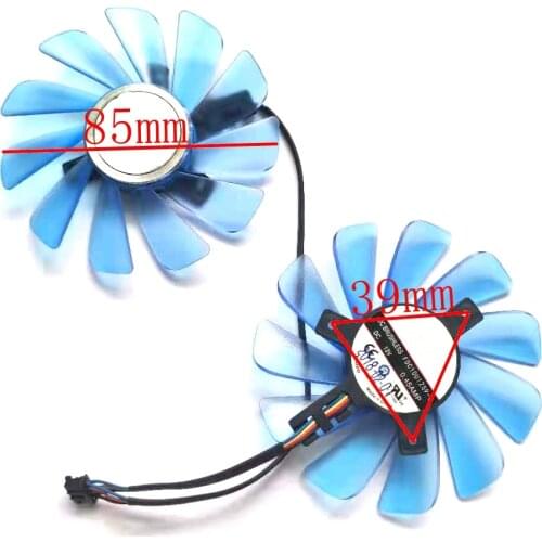 FDC10U12S9-C 4pin 85mm for HIS RX470 RX474 RX570 RX574 RX580 RX588 graphics card fan