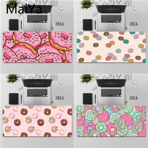Maiya Top Quality Delicious colorful donuts Laptop Gaming Mice Mousepad Free Shipping Large Mouse Pad Keyboards Mat