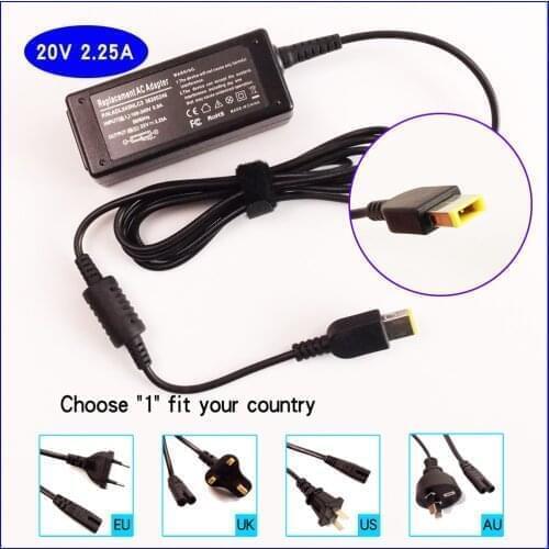 20V 2.25A Laptop Ac Adapter Charger for Lenovo IdeaPad 6556 6557 G505 80AA G50-70 80DY,U430 80B3 80B2,U530 80AS,U330 Touch S500