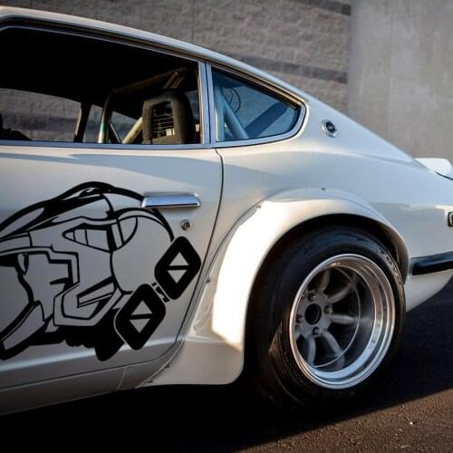 For 2x Pair Side Eva 00 Rei Ayanami Anime NGE Evangelion Angel NERV Vinyl Sticker