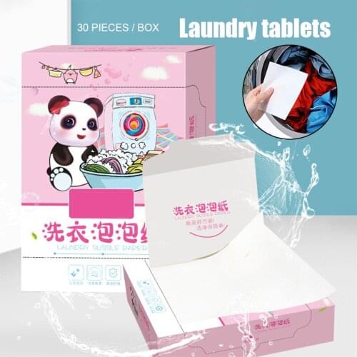 30pcs Laundry Anti-dye Color Film Sheet Anti-clothes Coloring Laundry Clothing Paper Absorbent Paper FP8