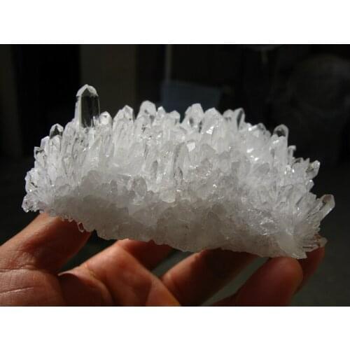 580g clear natural rock quartz crystal cluster original