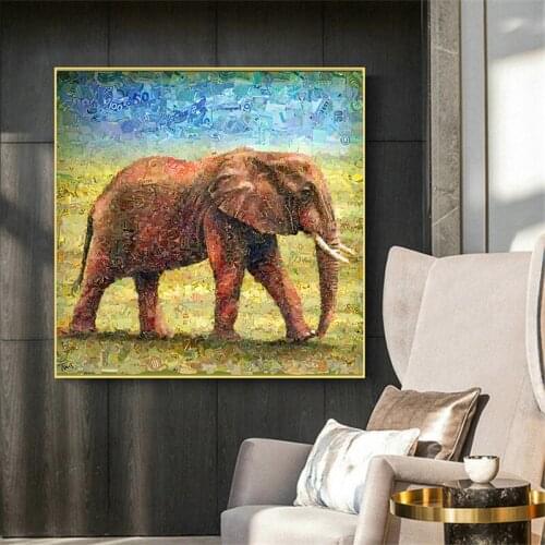 5d Diamond Painting Animal Elephant Needle And Thread Full Square Diamond Embroidery Mosaic Suit Cross Stitch Home Decoration