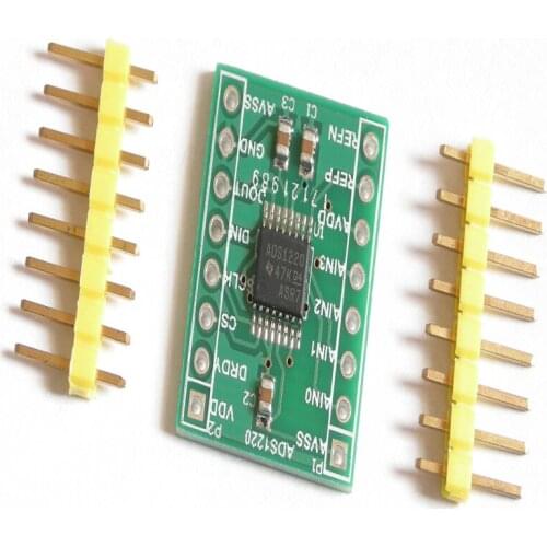 ADS1220 module 24bit precision ADC comes with precision reference routines