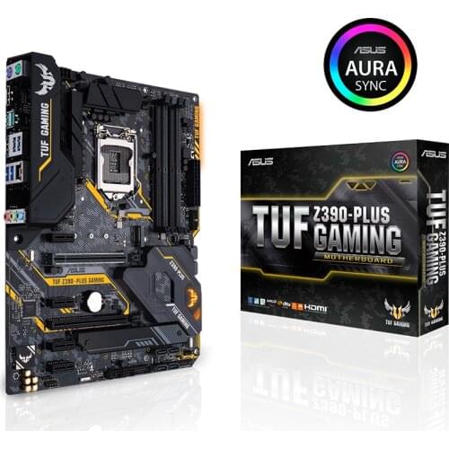 ASUS TUF Z390-PLUS GAMING Z390 LGA 1151 DDR4 ATX new Motherboard Master series PC mainboard