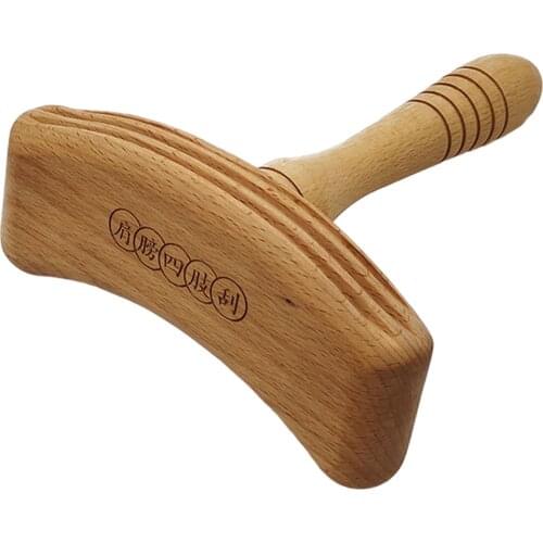 Wood Therapy Gua Sha Massage Tools for GuaSha Tools Muscle Release Muscle Blastingback Massager Wooden Bamboo Massage Stick