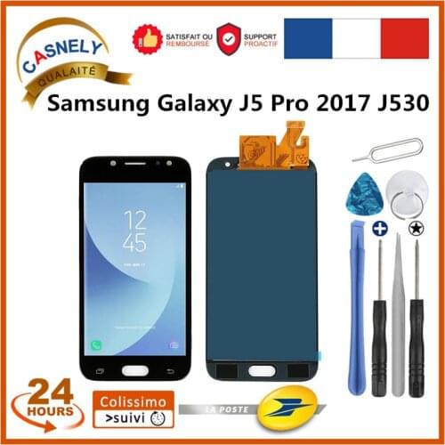Super AMOLED For Samsung Galaxy J530 J530F SM-J530F J5 Pro 2017 J5 2017 Display Digitizer Touch LCD Assembly Replacement Screen