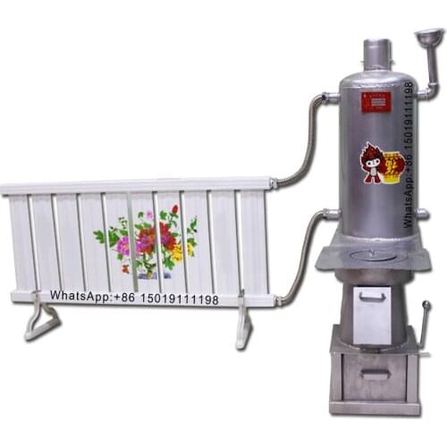 Household wood stove heating stove,indoor smokeless heating stove,wood block heating stove,water circulation heating stove