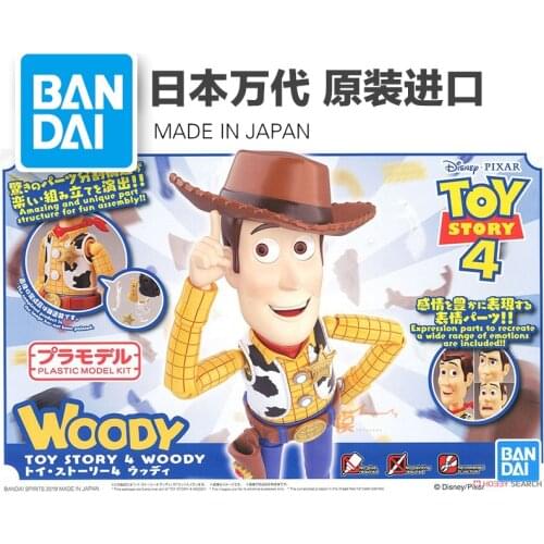 Bandai Assembly Anime Cinema-rise Standard Toy Story 4 Woody Buzz Lightyear Assembly Model Action Figure Toy