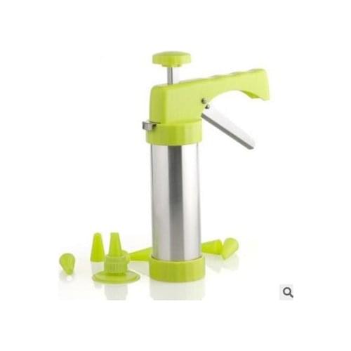 Multifunctional Non Stick Cookie Mold with Nozzle Kitchen Accessories Green Bakeware Tools Kitchen Tools