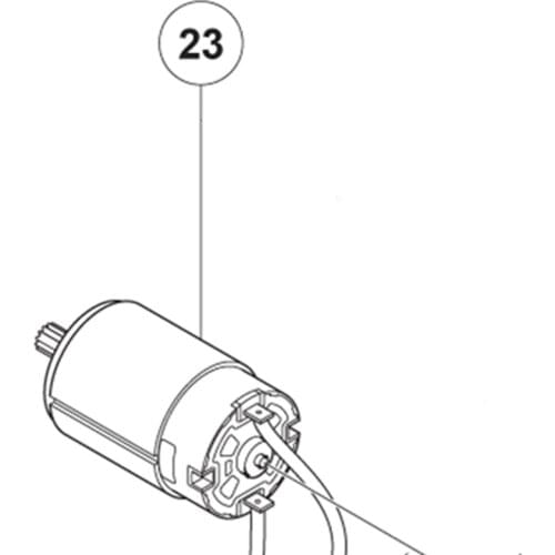 Genuine MOTOR DC 12V for Hitachi 337361 WH10DFL2 WH10DAL Cordless Impact Driver