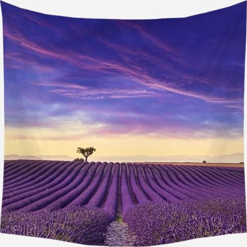 Pink Seaside Tapestry Pink Hippie Tapestry Landscape Boho Decor Background Large Blanket Wall Cloth Tapestries