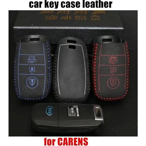 Only Red Hand Sewing Genuine Leather Car Key Case car Key Cover Fit for KIA K3K5 SORENTO CARENS free shipping hot sale