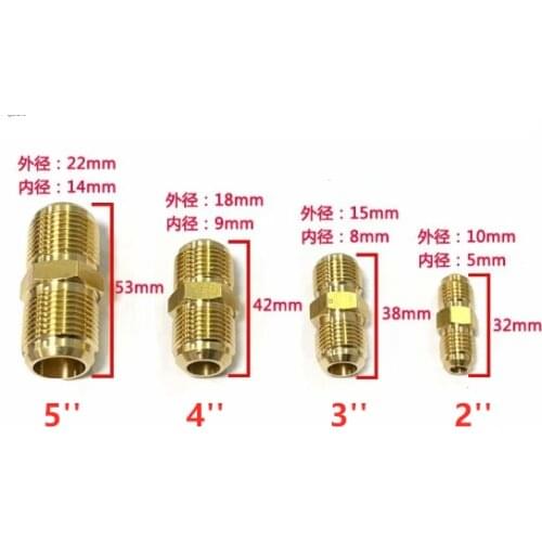 YYT Air conditioning copper pipe welding-free butt joint lengthened connection inch 1P2P3P copper sodium thickening