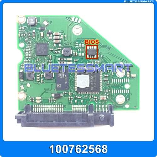 Hard drive parts PCB logic board printed circuit board 100762568 for Seagate 3.5 SATA hard drive repair ST3000DM001