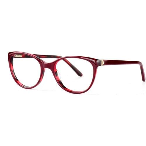 Vintage Tortoiseshell Acetate Eyewear Frame Glasses Optical Frames Women New Fashion Oversized Luxury Crystal Decoration Glass