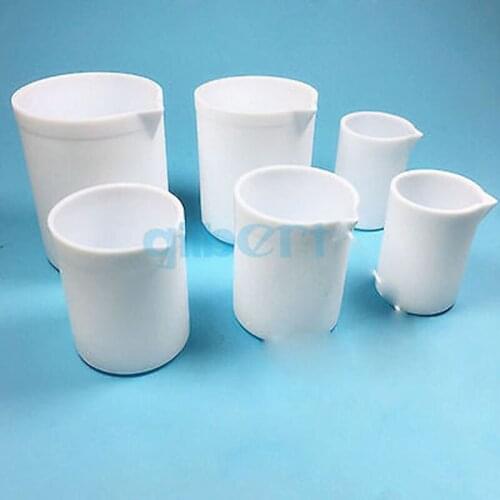 150ml White Measuring Beaker PTFE Silicone Laboratory Ware High Quality