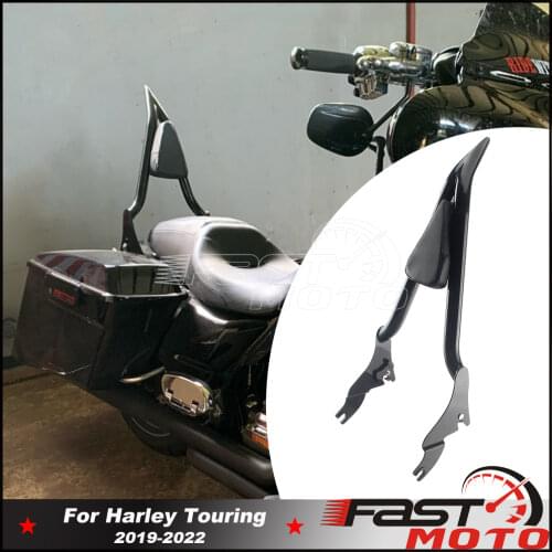 22'' Motorcycle Passenger Sissy Bar Backrest For Harley Touring CVO Road Glide Electra Glide Ultra Limited Ultra Limited Low