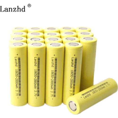 8-40Pcs 18650 Battery 2800mAh li ion 3.7V 18650 5C discharge Power battery for E-cigarettes, electric drills for electric cars