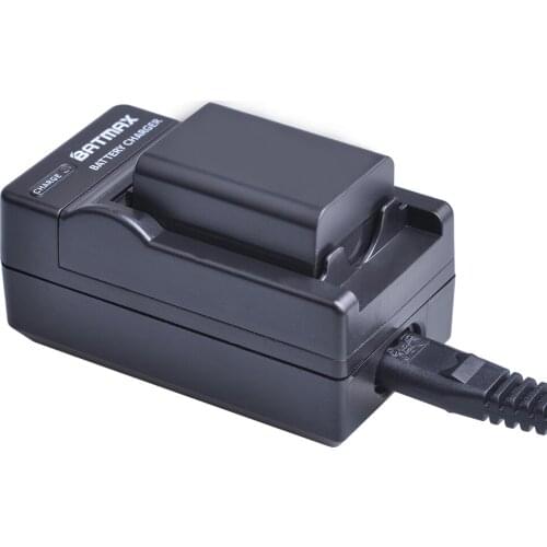 Batmax 1PC NP-FW50 NP FW50 Battery + Digital Wall Charger for Sony Alpha a7, a7II, a7R, a7RII, a7S, a7SII, a5000, a5100, a6000