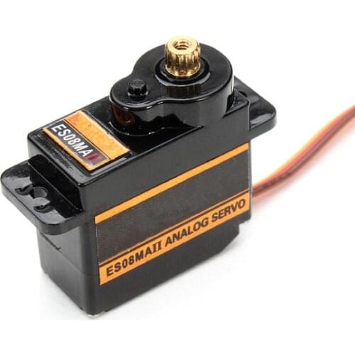 10PCS 20PCS EMAX ES08MAII 12g Mini Metal Gear Analog Servo for RC Car Boat Helicopter Airplane Robot Replacement DIY Parts
