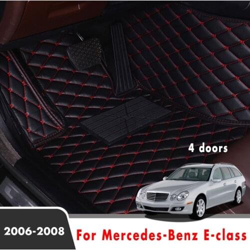 For Mercedes-Benz E-class W211 4 doors 2008 2007 2006 Car Floor Mats Styling Protect Covers Auto Interior Accessories Carpets
