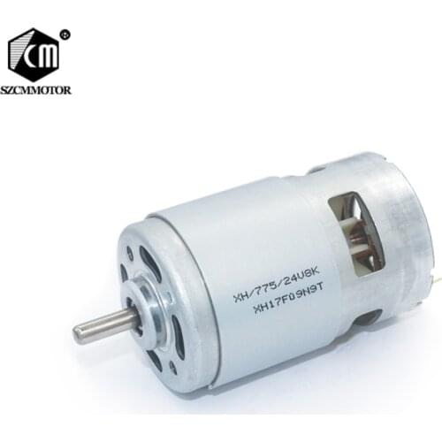 RS775 DC Motor 12V-24V 4000-9000 RPM Ball Bearing Large Torque High Power High Quality Electronic Motor For Electric Drill