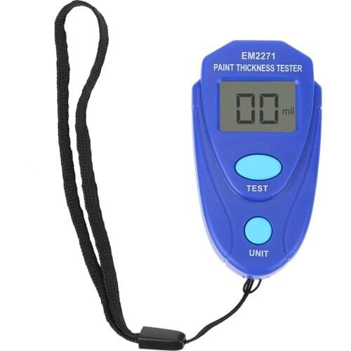 EM2271 Digital Mini Car Paint Thickness Gauge Car Paint Meter Painting Coating Tester Automobile Coating Thickness Gauge Tester