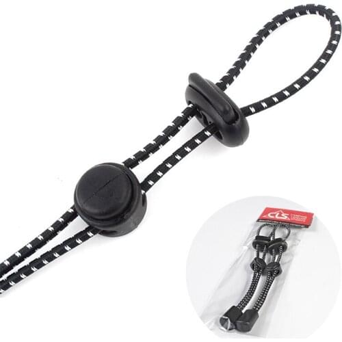 2Pcs Elastic Tail Rope Buckle Backpack Stick Holder Rope Clip Fixed Sling