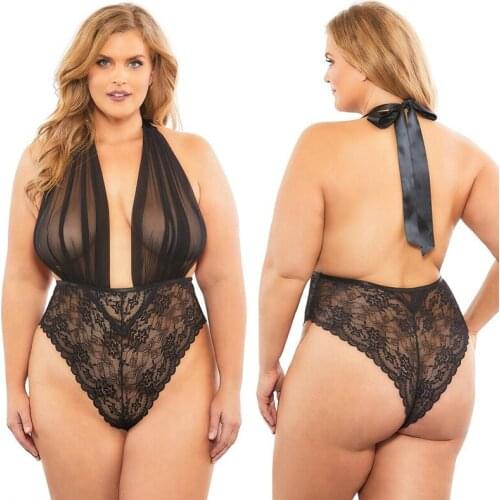 2020 New Sexy Women Bra Set Lace Deep V Erotic Underwear Lingerie Black White Solid Color Bra Set S M L XL XXL Size