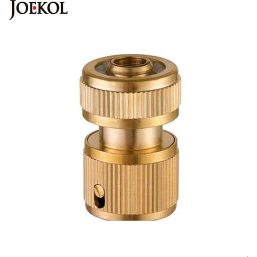 Brass 1/2 hose Quick Connector Garden tap Garden Irrigation 16mm hose Connector adapter 1pcs