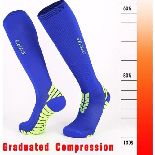 IDEALSLIM Medical Compression Stockings 20-30mmHg Women Men Compression Knee High Socks Graduated Pressuer
