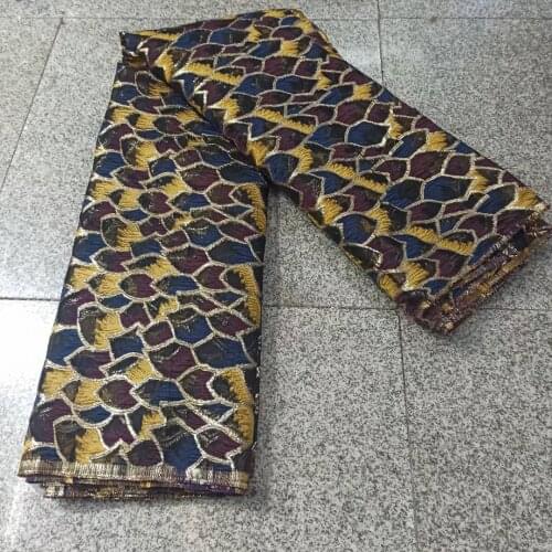 MIQIER2021 High Quality African Nigerian Tulle Lace Fabric Organza Embroidery Guipure Party Gown Dress Brocade Jacquard French