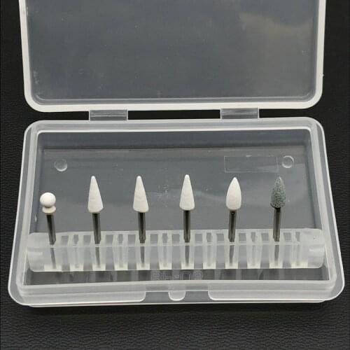 1set FG Dental White Finishing Stone and Dental Silicone Point Polishing Kits